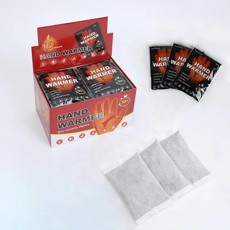 Heat Pack Long Lasting Safe Natural Odorless Air Activated Winter Foot and Hand Warmers For Emergency