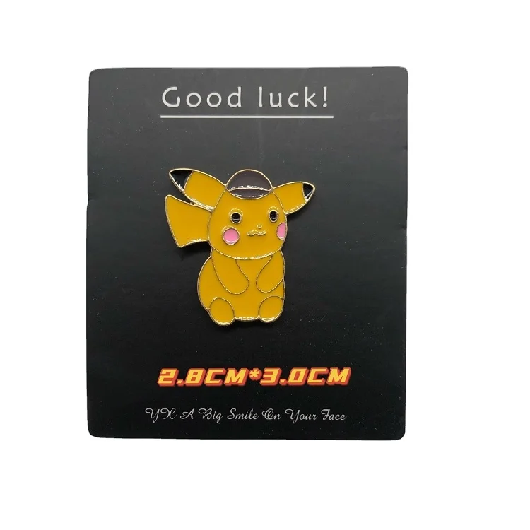 Personality creative crafts DIY party decorations tie scarf decorations metal badges