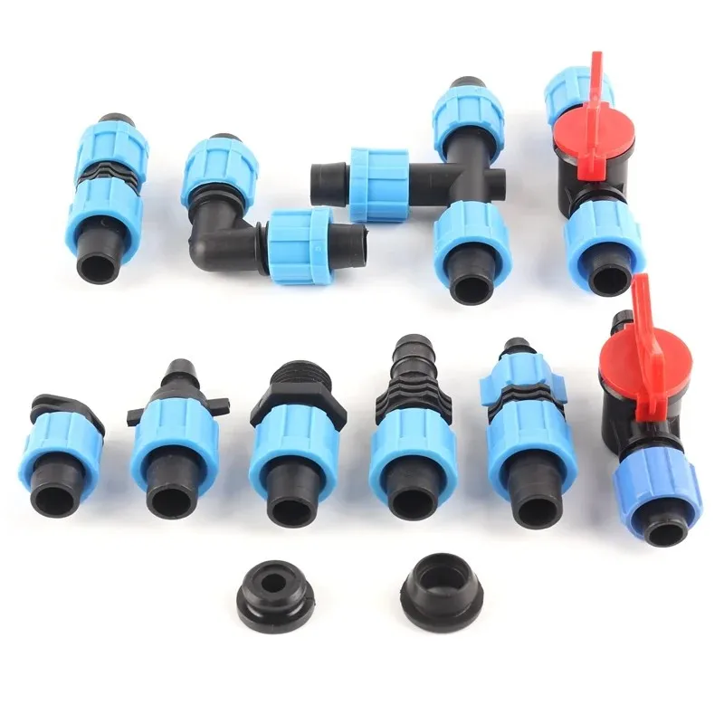 16mm Drip Irrigation Agriculture Micro Irrigation Pipe Water Controller Start Drip Tape Mini Valve