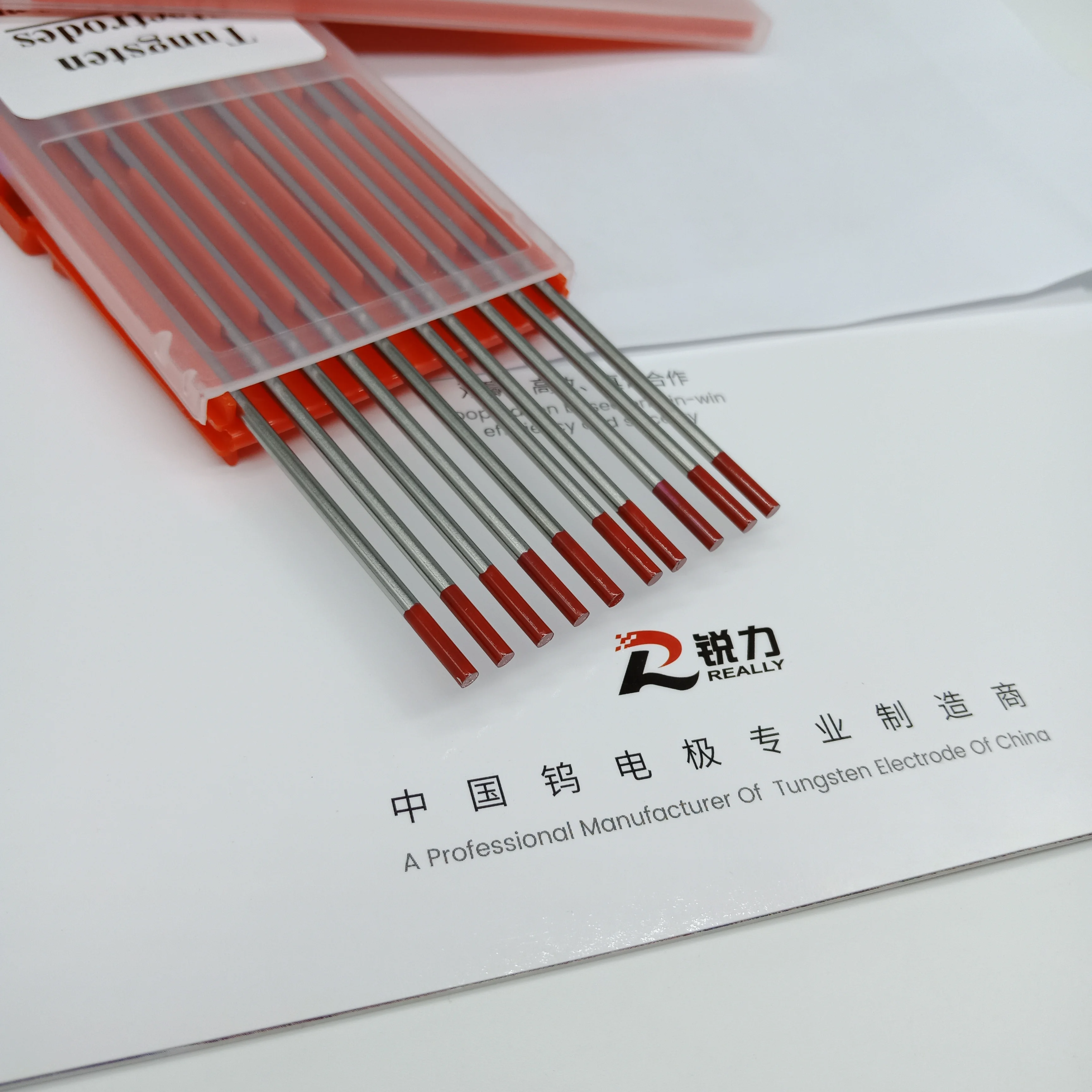 
Red Tip Stainless Steel Tig Welding WT20 2.4x175 (3/32'x7