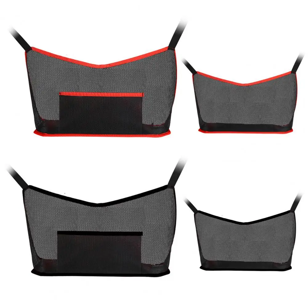 Автомобильный сетчатый Карманный держатель для сумки, сетчатый органайзер для спинки сиденья, сетчатый чехол для хранения в автомобиле