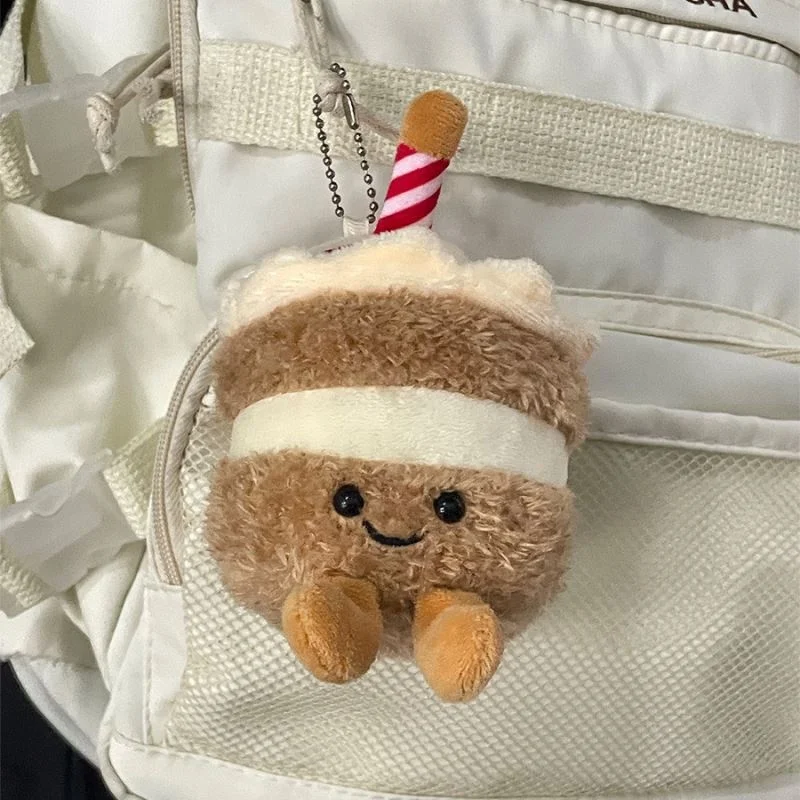 FFSN Cute simulation cake plush pendant birthday gift plush toy doll cake doll Muppets Doll wholesale