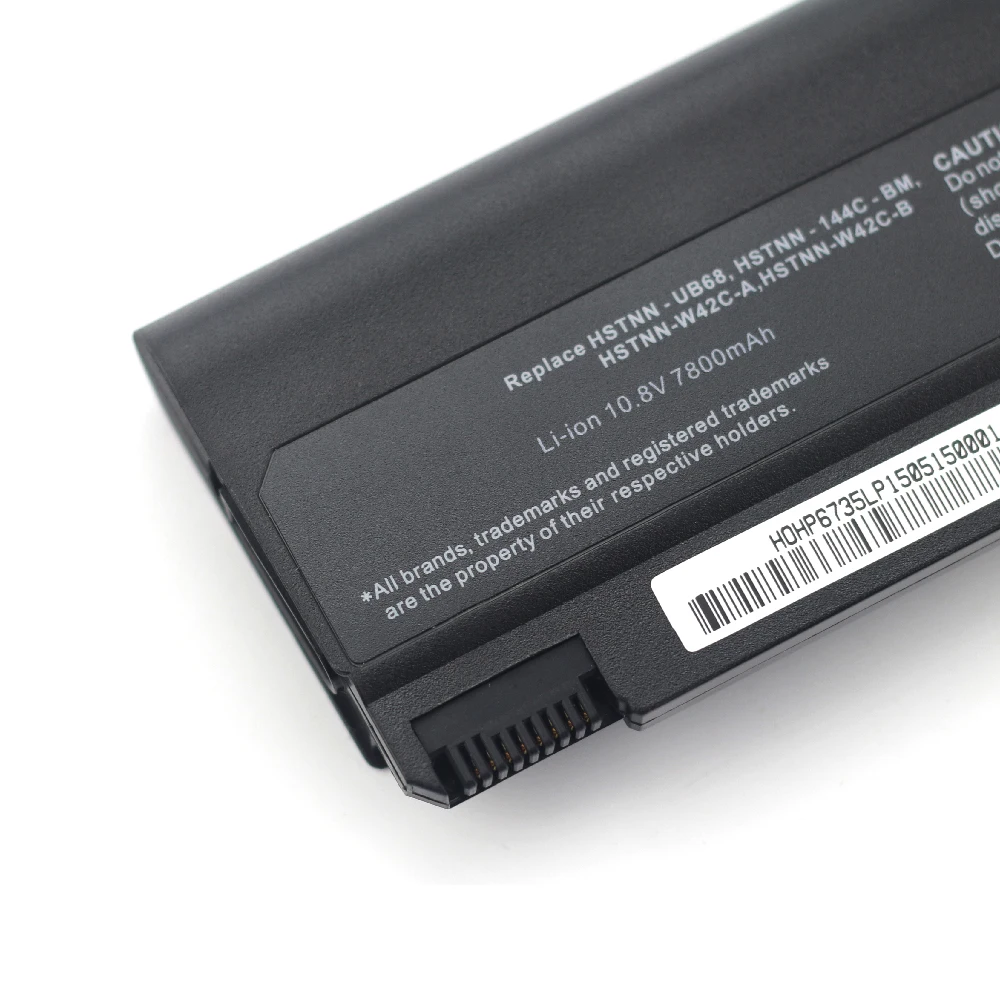 
High quality replacement laptop battery for HP HSTNN-UB68 HSTNN-W42C 451085-141 6530B 6735B 6600 mAh 9-Cell 