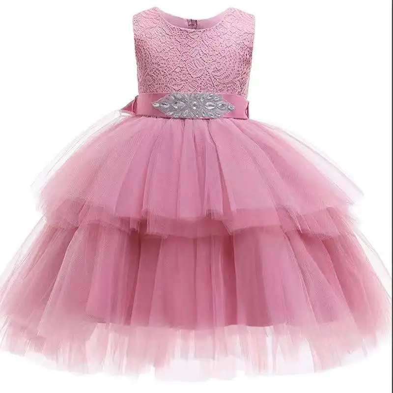 Flower girl dress Elegant wedding princess dresses Tulle lace girl dress