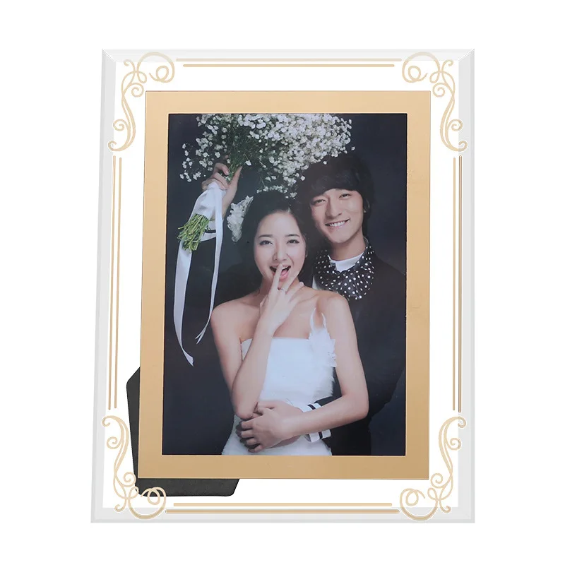 Ultra HD Display Crystal Photo Frame Decor Printing Process Crystal Glass Photo Frame