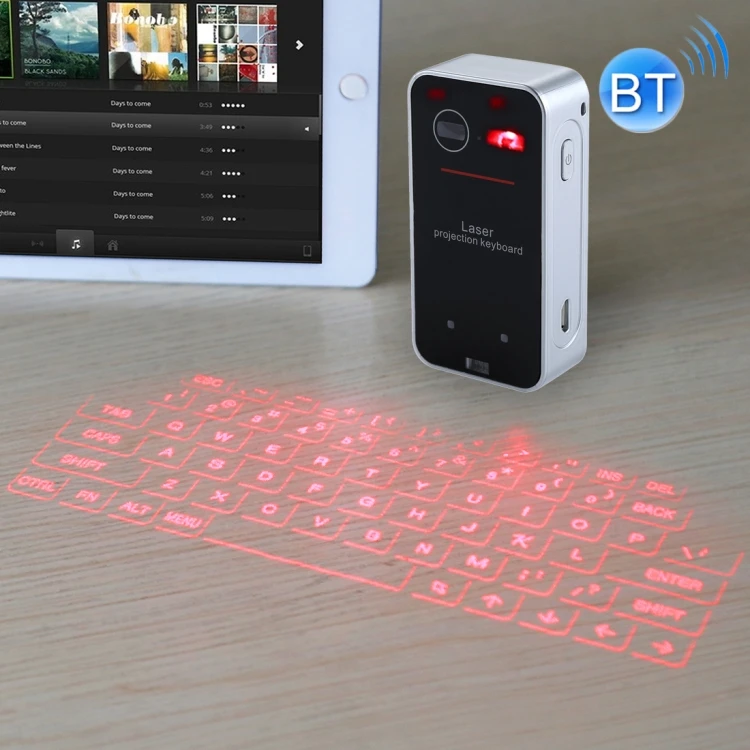 New Arrival Mini Portable wireless virtual Laser projection keyboard for mobile phone
