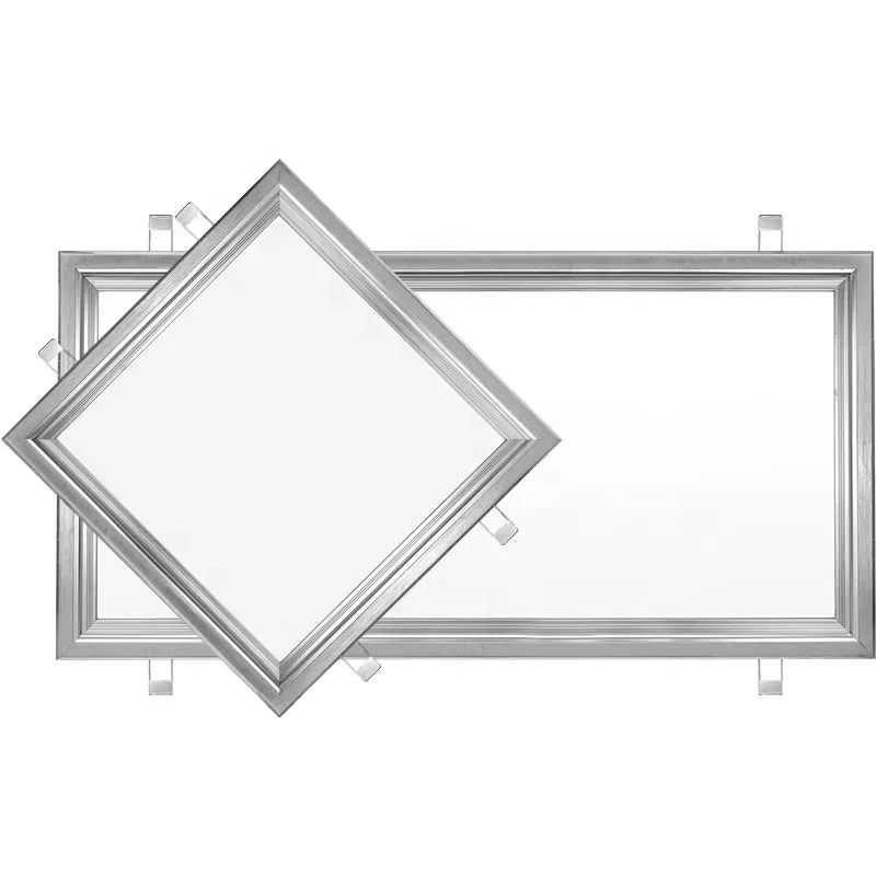 Square surface ceiling flat commercial led 600x600 led panel light
