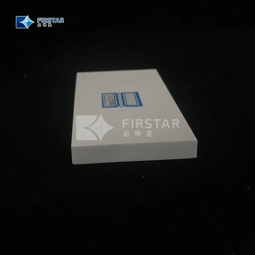 Оптовая цена 100*50*6 мм 92 глинозема керамический вкладыш для защиты от износа