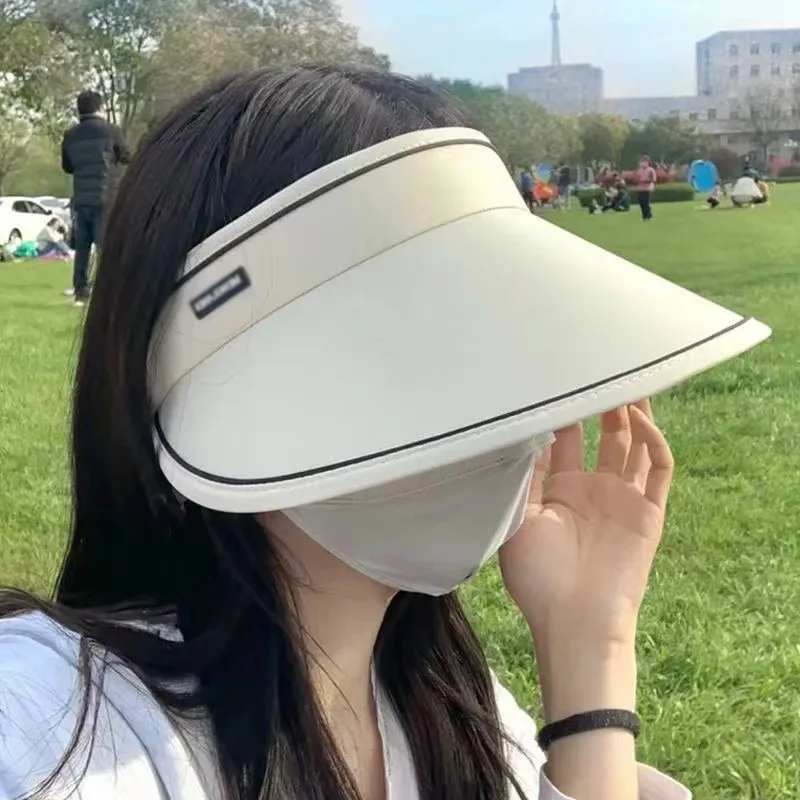 AI-MICH Promotion Wholesale Hat Sunscreen Foldable Woven Straw  Summer Bucket Hat Big Brim Sun Visor Beach Hat For Women