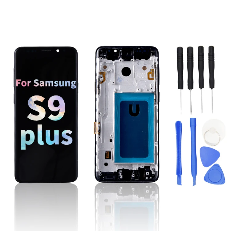 Заводские Лидеры продаж, сенсорный экран для мобильного телефона 6,2 дюйма, замена дисплея для Samsung Galaxy S9 Plus, Замена ЖК-экрана
