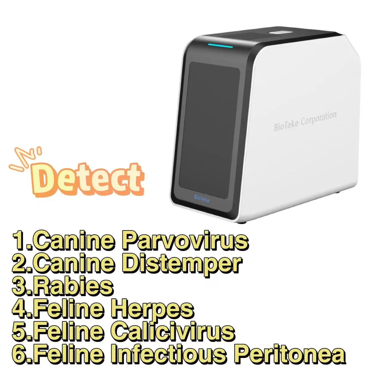 Feline Infectious Peritoneal Calicivirus Herpes Test 4 Channel Teste De Pcr Bird Pet Dna Pcr Real Time Machine Pcr