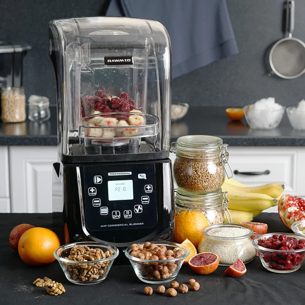 Wholesale Commercial Heavy Duty 3 in 1 Professional Blender High Speed Mixer with Compact Size and Sound Cover