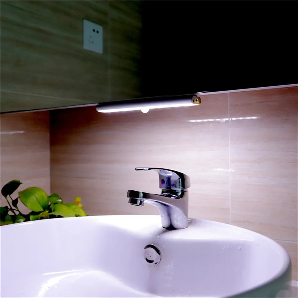 
Smart Body Motion Sensor Led Closet Cabinet Light 10 Led Wireless Battery 