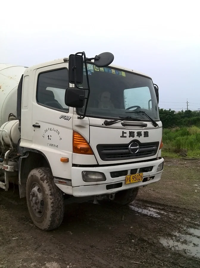  Б/у японская марка hino500 автобетономешалка б/у для
