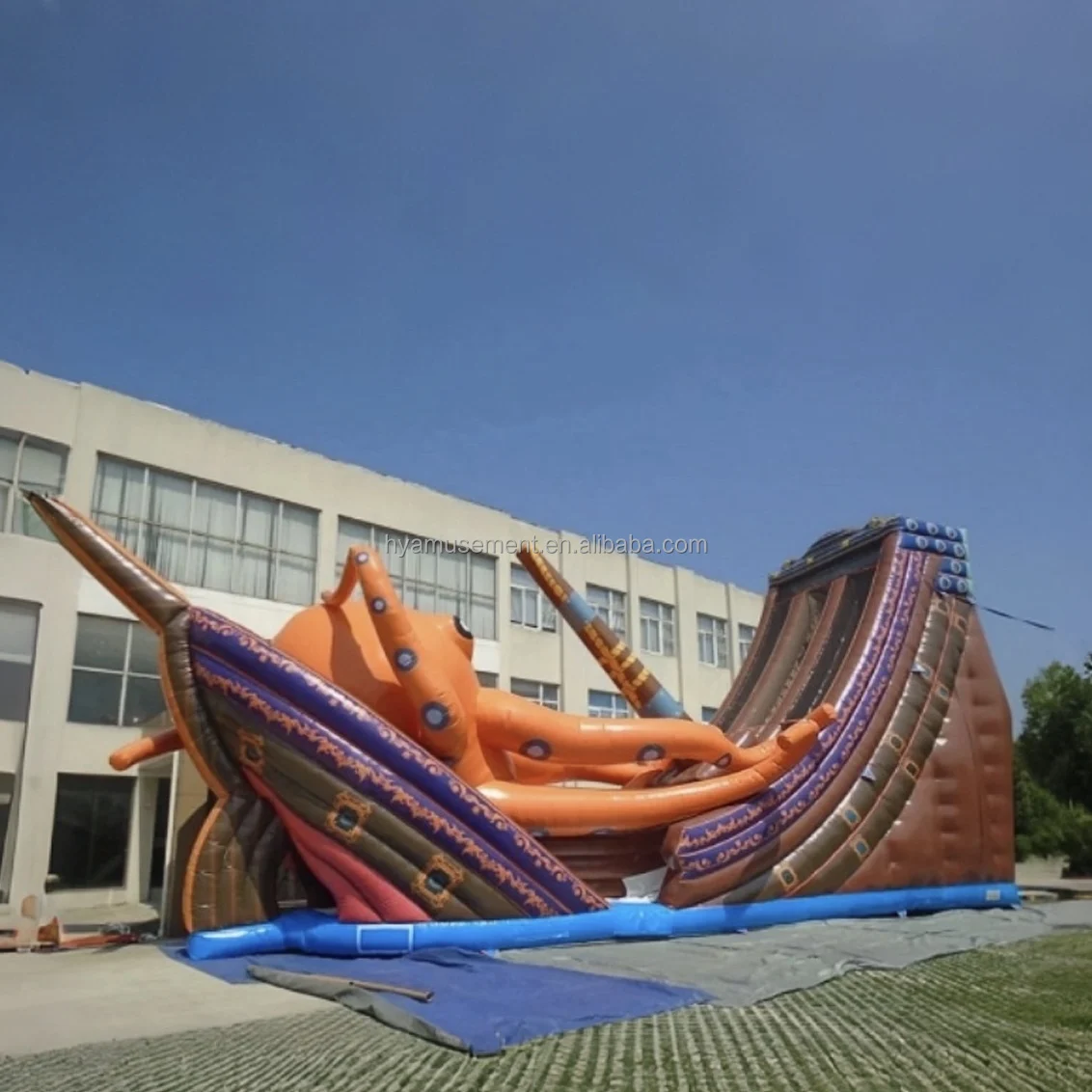 PVC Inflatable Pirate Ship Obstacle Course Slide Fun Castle Style Adventure Game for All Ages No Reviews yet