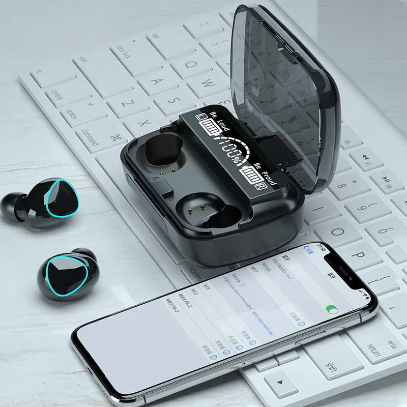2021 new product earphone private model M10 cross-border TWS Blue tooth headset dual earbuds in-ear mini touch sports earphone