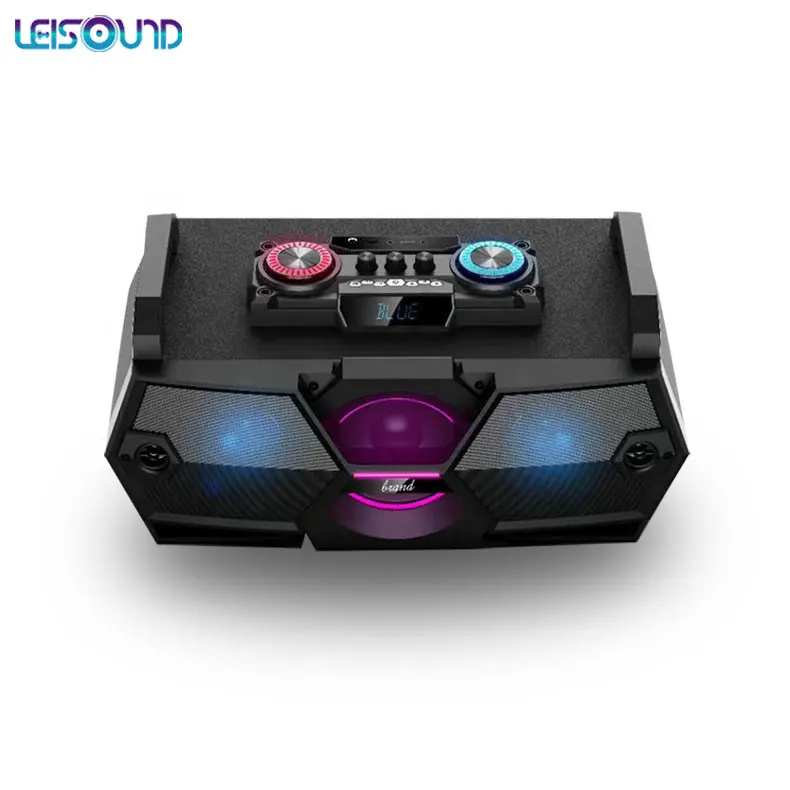  Звуковой Бумбокс LEISOUND dj aux in dc 5v микрофон караоке