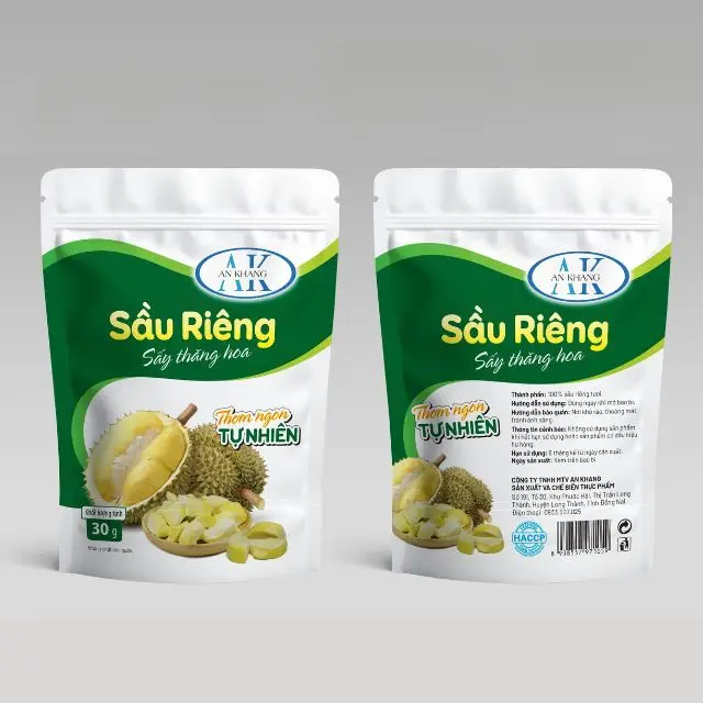 Creamy and Sweet Freeze Dried Durian Snack Experience the Natural Taste of Fresh Durian in a Convenient Portable Form