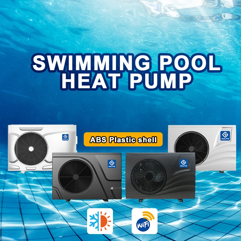Nulite cheap R32 5kw mini pool heater Mini DC Inverter Swimming Pool Heat Pump