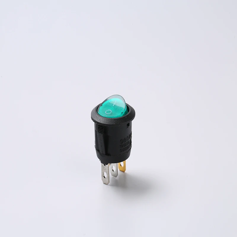 3 pin пуш-ап кнопочный выключатель KCDR13-112 со светодиодной лампы с подсветкой кулисный переключатель светодио дный T85