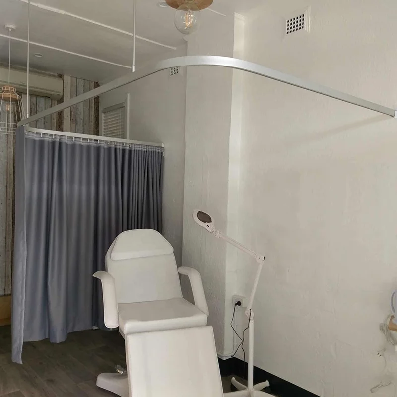 aluminum curtain track rail flexible curtain track rail hospital curtain track