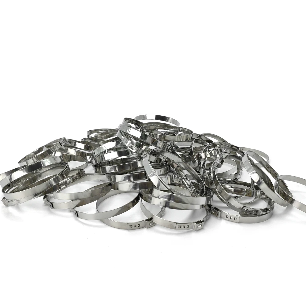 7mm 9mm 10mm Bandwidth Stainless Steel One Ear Hose Pipe Clip 360 Degree Seal Hose Pipe Clamp