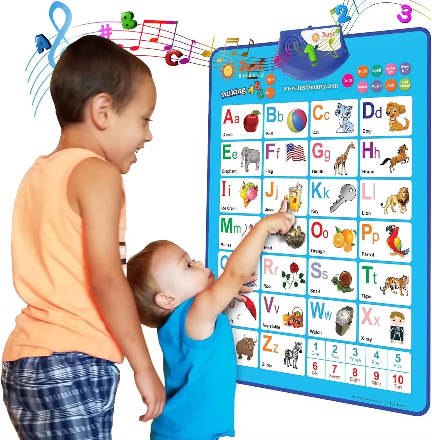 educational toys for kids learning Sound kids wall chart Early education voice export English voice alphabet wall chart