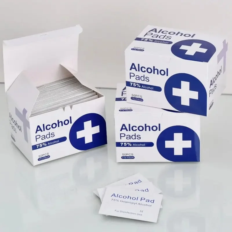 Non-Woven Fabric Customized 70% Isopropyl Alcohol Pad Medical Wipes