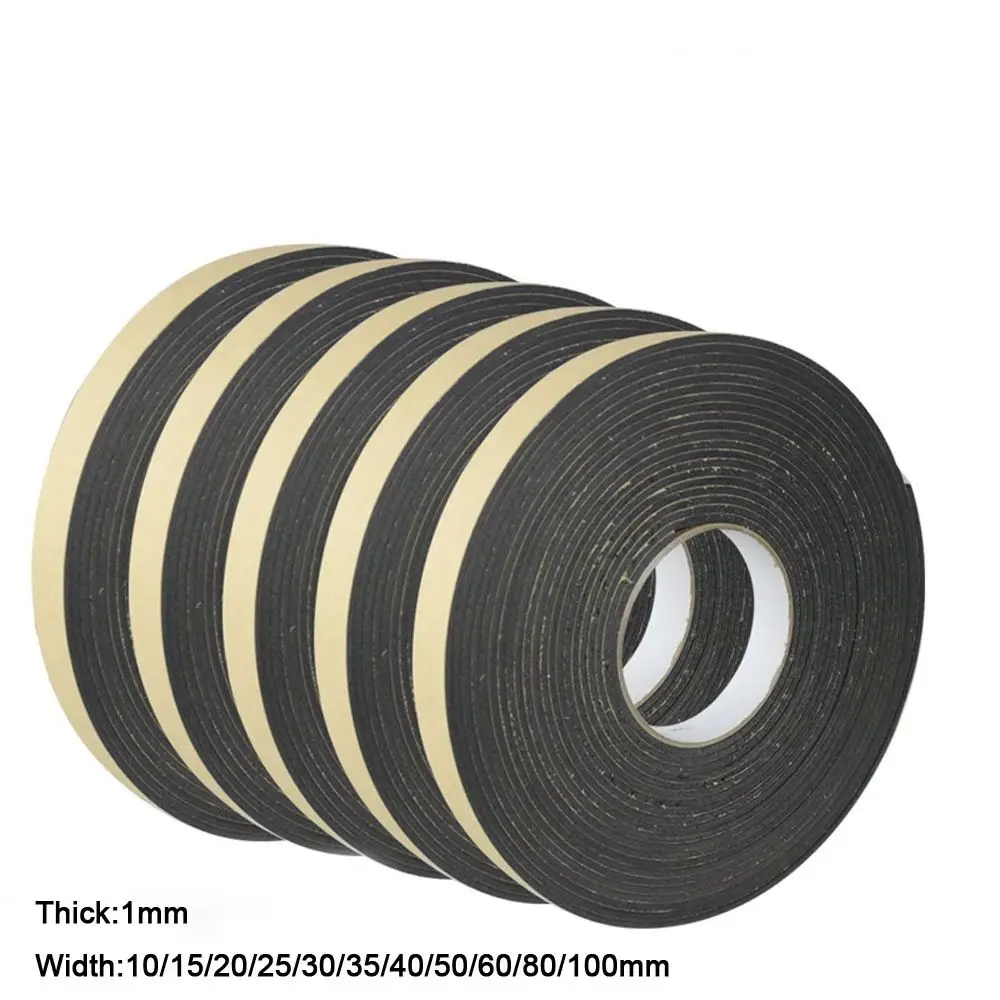 Double-sided Foam Black Coated tape Acrylic Adhesive Pe Sided Foam double sided eva foam tape jumbo roll