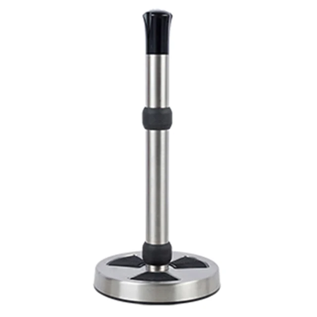 Best Selling  High Quality Toilet Paper Holder Stand Stainless Steel Multifunctional  Roll Dispenser with Weighted Base