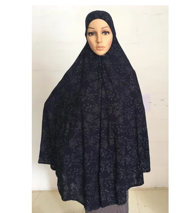 
Muslim big size long Hijab Scarf embroidery glitter long hijab Scarves Women Islamic hijab XDH005 