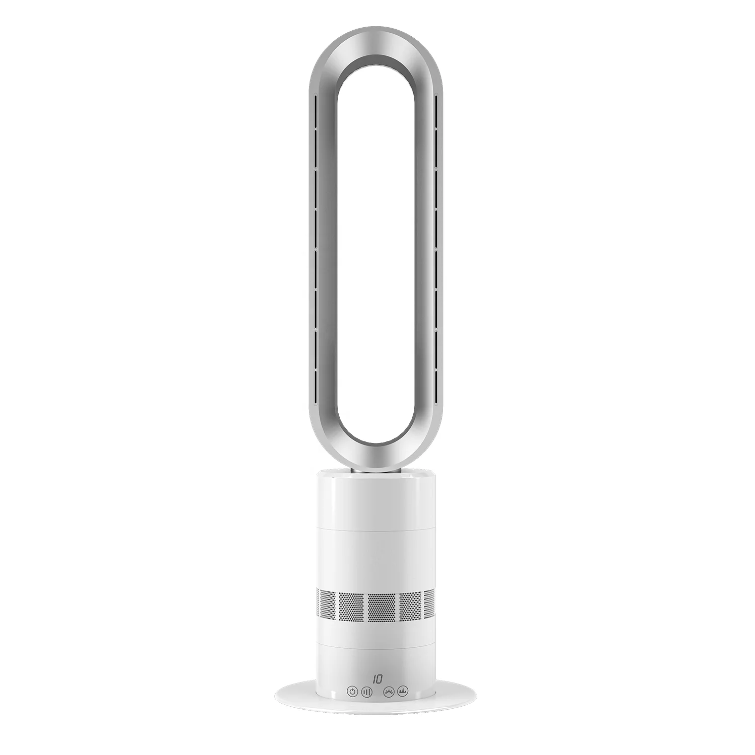 Factory Supply Durable ABS Material 1950W  2 In One Winter Fast Warm Electric PTC Bladeless Space Heater Fan