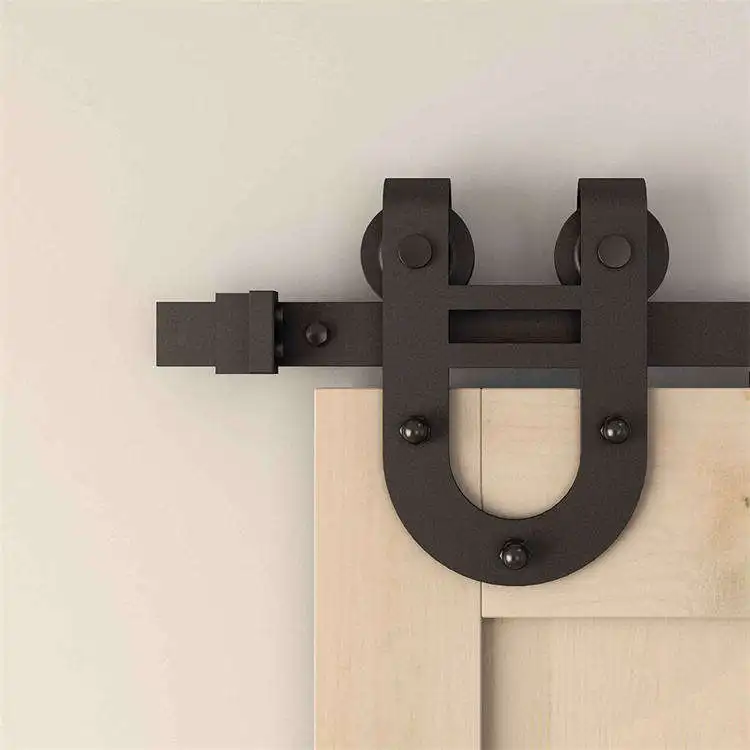 China Manufacturer Of Hot Sale Modern Style Carbon Steel Sliding Barn Door Wheels Hanging