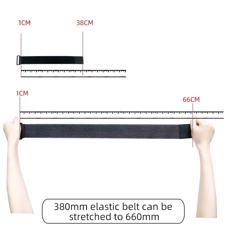 
Customized logo, hook-and-loop elastic cable ties of various specifications, flexible and adjustable binding circumference 