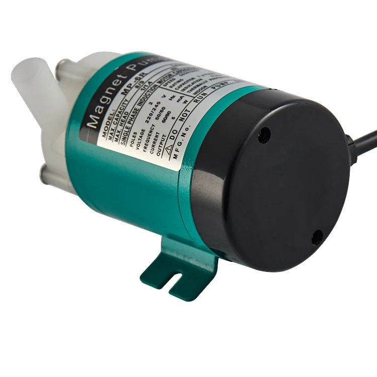 220VAC mini magnetic pumps magnet water electric pumps motor low flow chemical transfer pump MP-6R Pvdf Chemical resistance