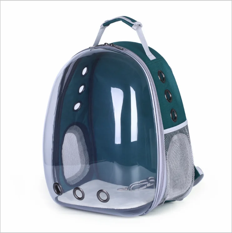 High Quality 600D Side Openings Transparent Pet Backpack Go Out Portable Shoulder Pet Supplies Cat Bag Dog Bag  Pet Backpack