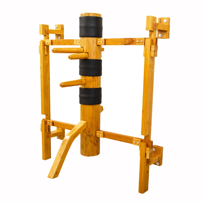 Wholesale Cheapest Price Traditional Frame Type Wing Chun Solid Wood Wing Chun Dummy Kung Fu Wooden Dummy
