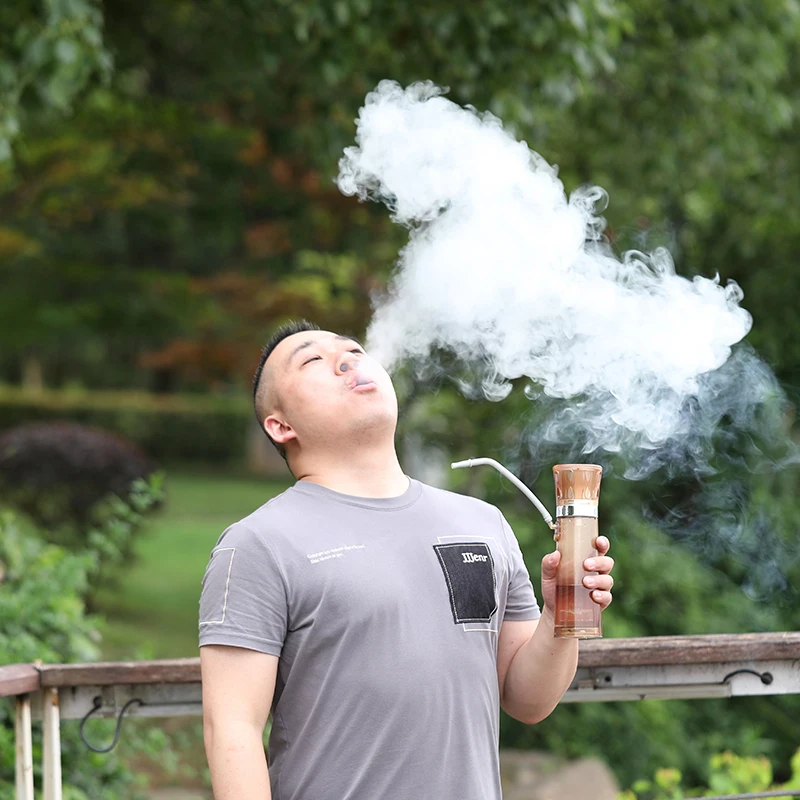 Wholesale New Design Cheap Plastic Hookah Travel LED Light Car Shisha Portable CUP Hookah Acrylic Shisha