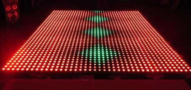 Factory Hot DMX Controlled LED Dance Floor Outdoor DJ Tempered Glass RGBW Wedding Special Effect Flash Infinity for party club