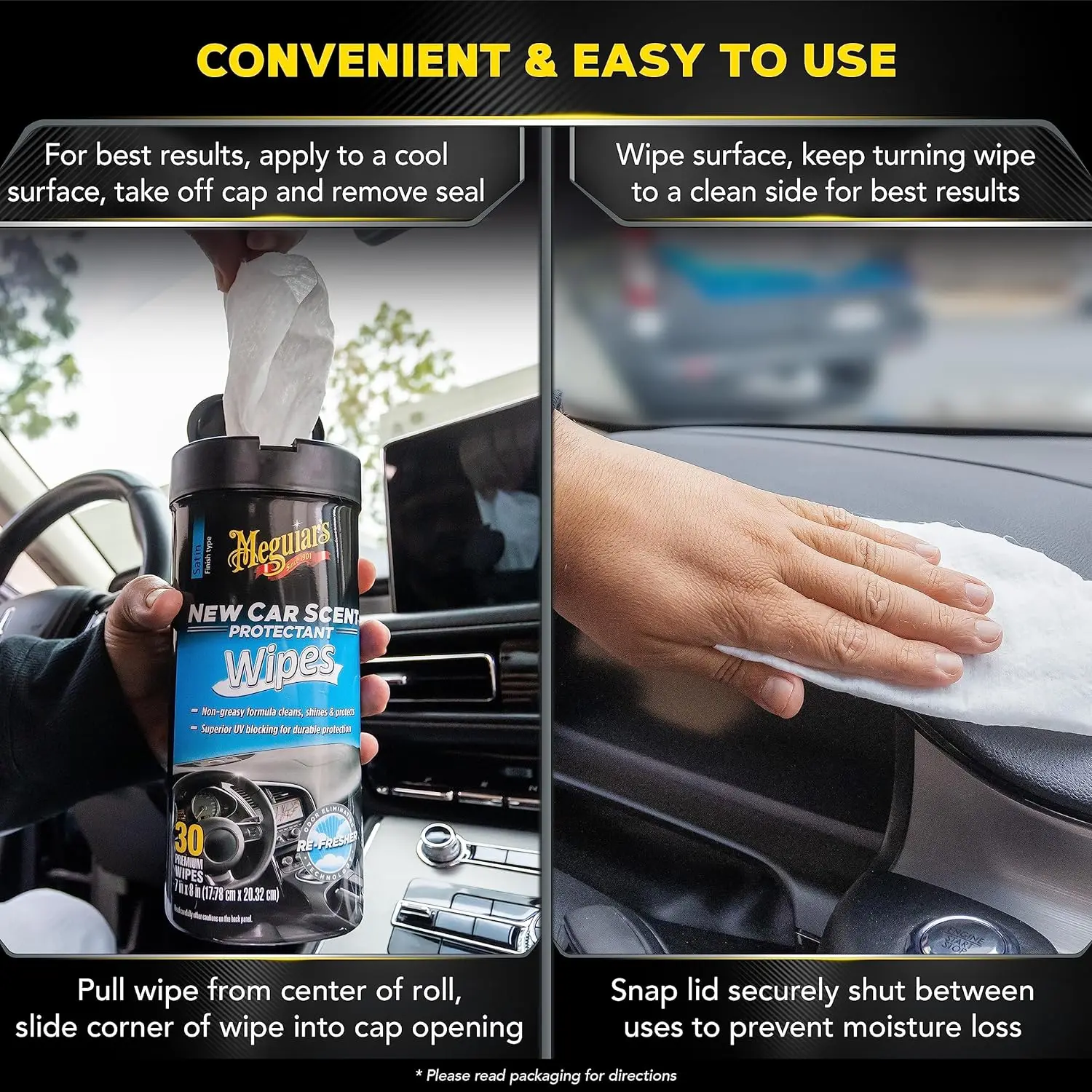 Customizable Interior and exterior dirt grime car cleaning wipes Auto Dashboard Cleaning Car Wash Wet Wipes