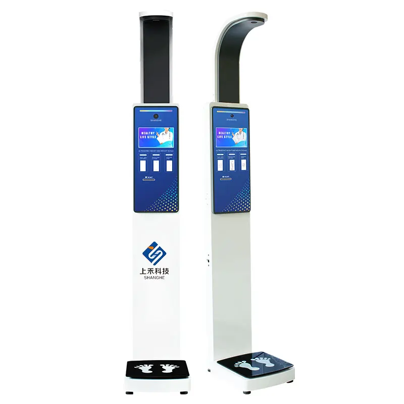 height weight body scale with thermal printer digital balance calculator lcd display multi function weighing electronic scales