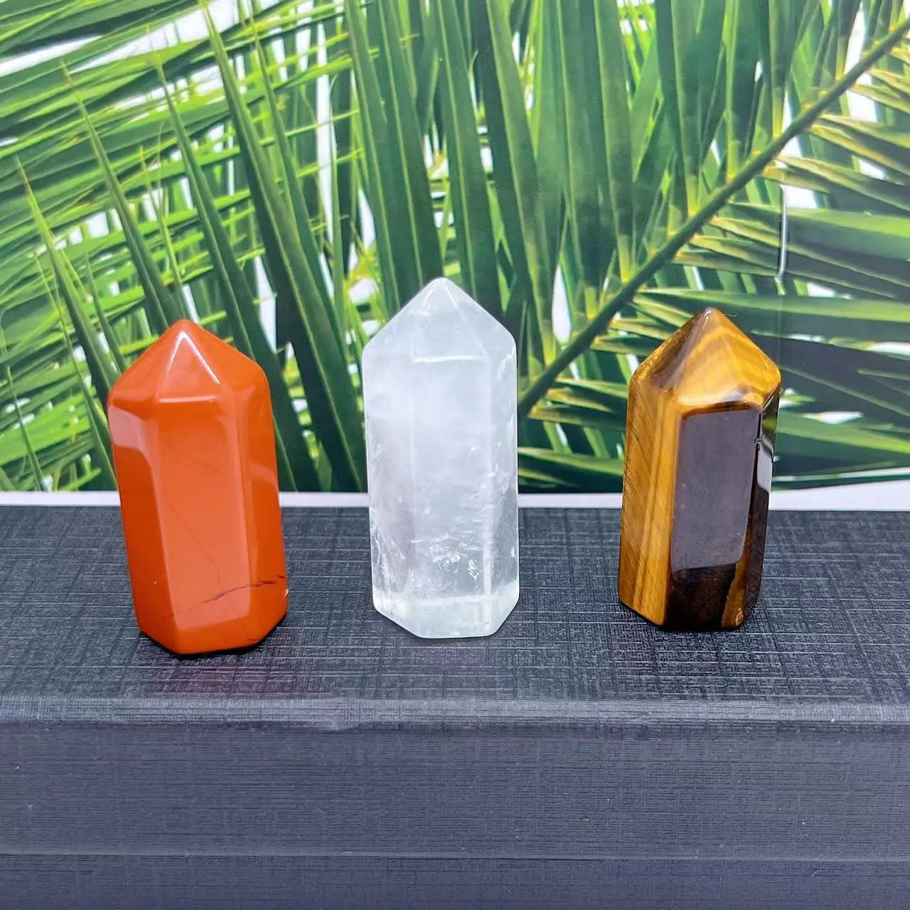 1.5inch natural stones healing gemstone mini size towers mascot mini size  Carving Crafts Crystal points