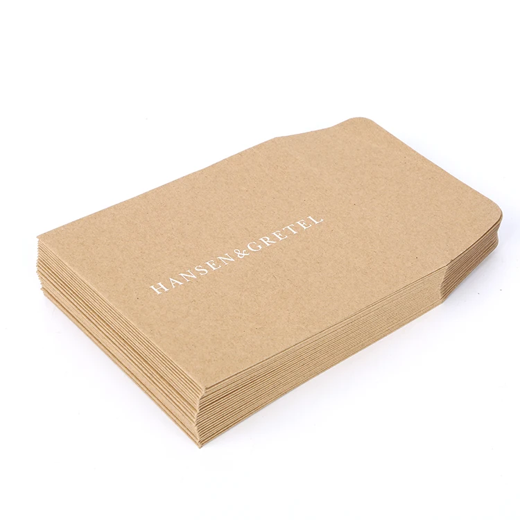 Wholesale Custom Brown handmade kraft paper envelope packaging small
