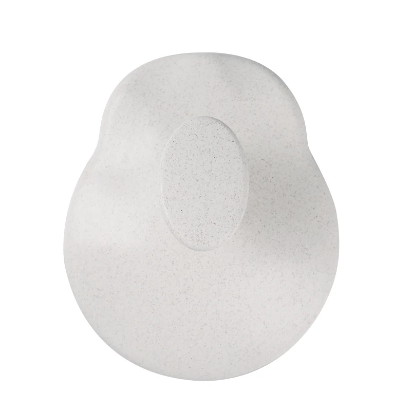 New Design Customized Logo Shampoo Brush Scrubber Silicone Wheat Straw Hair Scalp Massager Brush