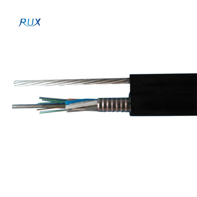 Outdoor Optical Fiber Cable Gytc8S Figure 8 Central Loose Tube Metallic Type Aerial Fiber Optic Cable