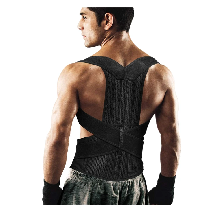 Wholesale Women Men Back Posture Support Strap Shoulder Corrector Brace Humpback Correction Belt