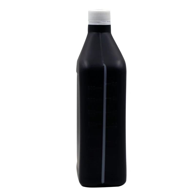 High Quality 1000ml Plastic Engine Oil Bottle Lubricant Motor Oil Flat Bottle Packaging Chemical