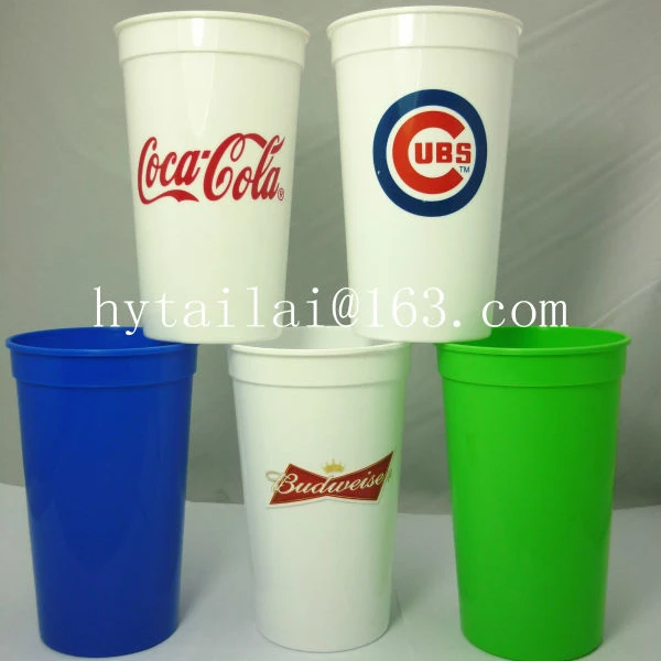 Пластиковые стадионные чашки, 16 унций, 22 унции, полипропиленовые, 100% безопасные для пищевых продуктов, не содержат BPA с прямой фабрики