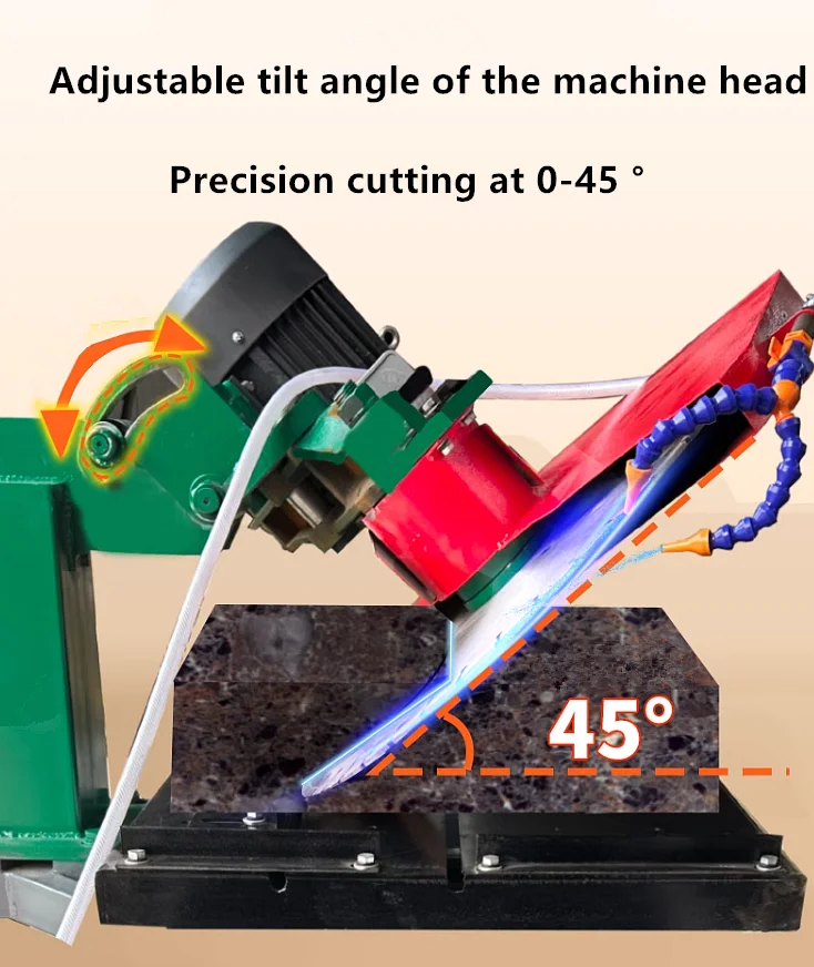 Bridge Type High Effective Single Multi Blade Block Saw Stone Cutting Machine With Rock Cutter