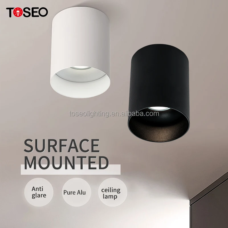 Adjustable Downlight Gu10 Surface Mounted spotlight Aluminium Led  ceiling lights fixtures